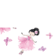 white, pink purple