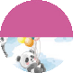 pink, white blue