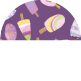lavender, white