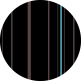 black, light turquoise