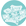 turquoise, white